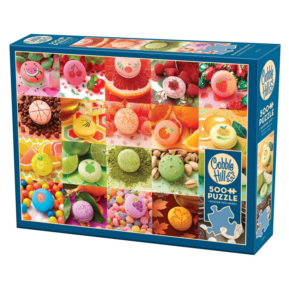 Puzzle - Cobble Hill - Nom Nom Macarons 500pc