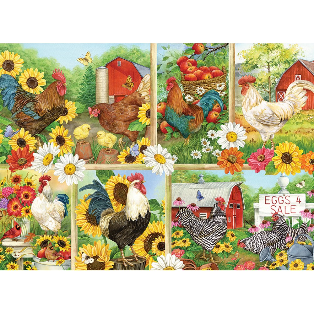 Puzzle - Cobble Hill - Cockadoodledoo 500pc