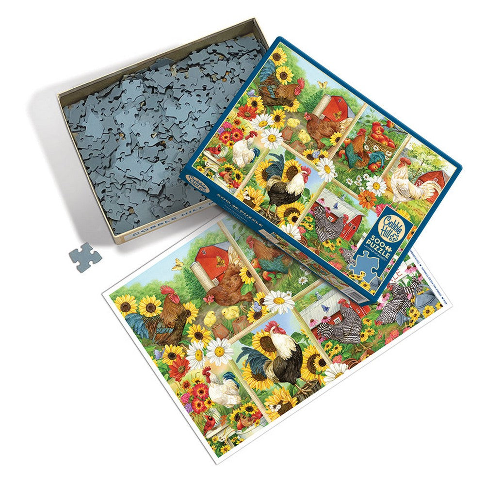Puzzle - Cobble Hill - Cockadoodledoo 500pc