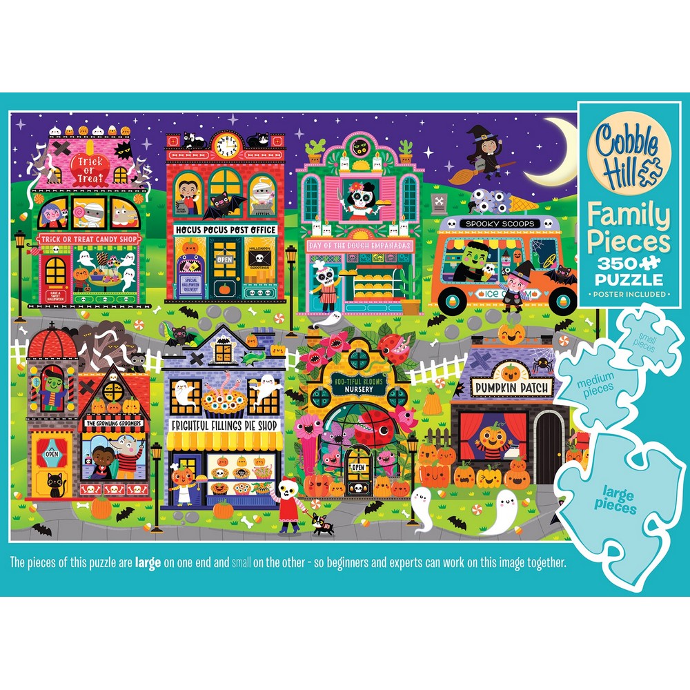 Puzzle - Cobble Hill - Boo Town (Family) 350pc