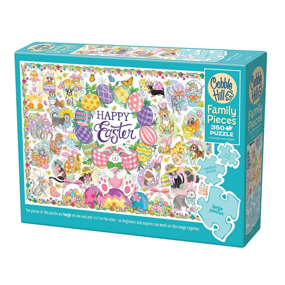 Puzzle - Cobble Hill - Happy Easter (Family) 350pc