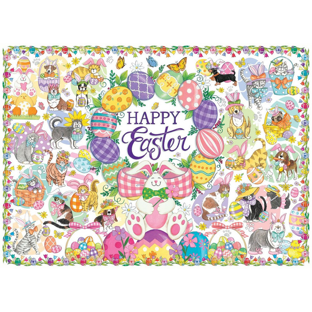 Puzzle - Cobble Hill - Happy Easter (Family) 350pc