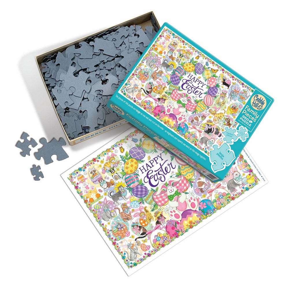 Puzzle - Cobble Hill - Happy Easter (Family) 350pc