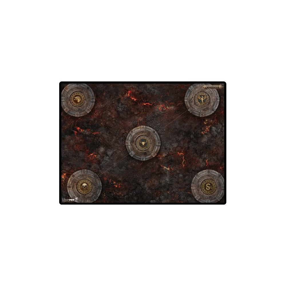 Ultra Pro: UP16983 Spearhead: Fire & Jade A Battle Mat for Warhammer: Age of Sigmar