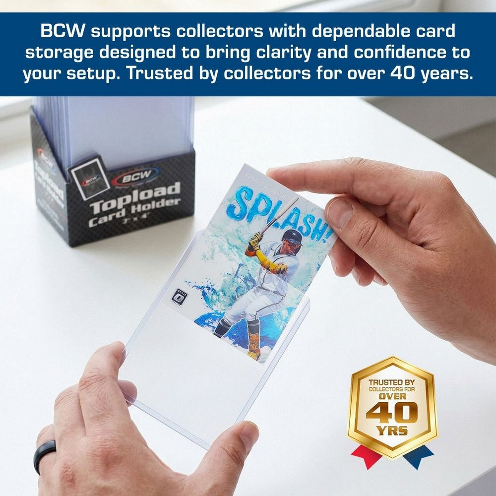 BCW - Toploaders - Topload Holder - 3 X 4 - Standard