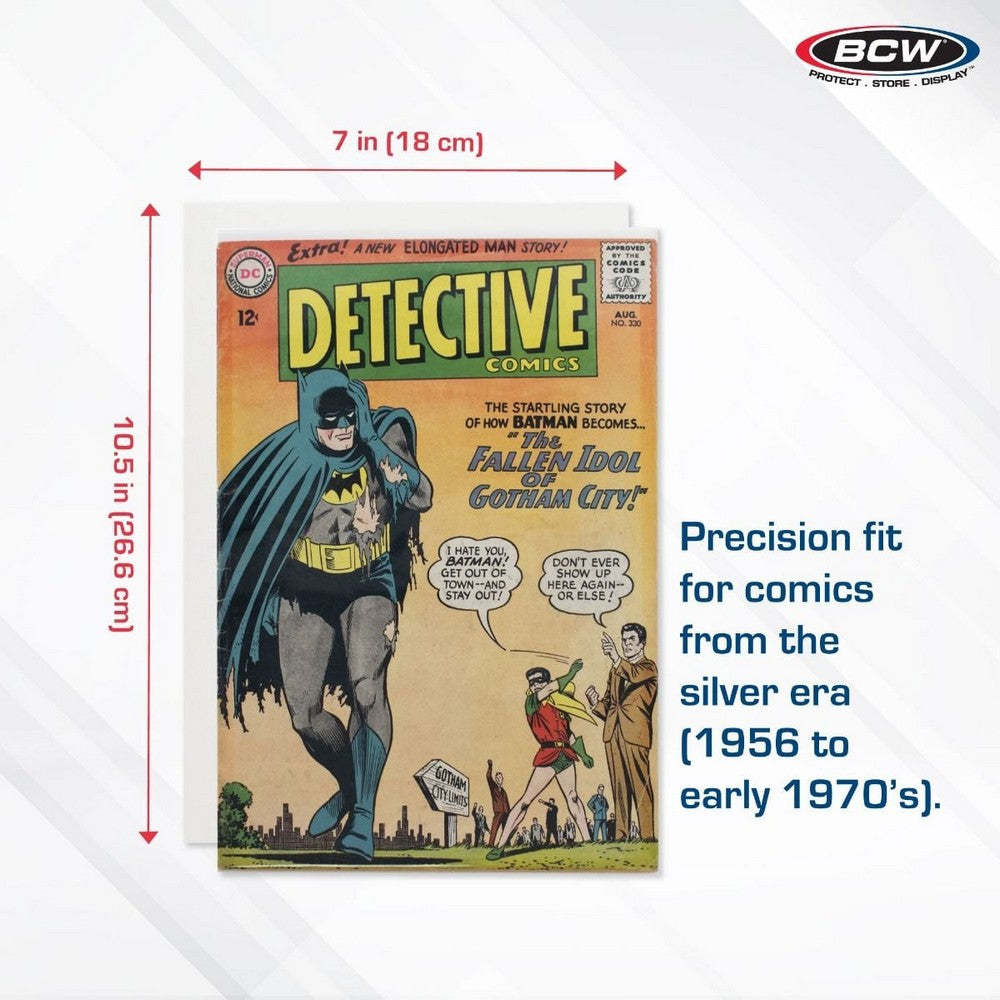 BCW - Comic Boards - Silver Backing Boards - 7 X 10 1/2