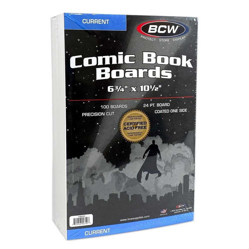 BCW - Comic Boards - Current Backing Boards - 6 3/4 X 10 1/2