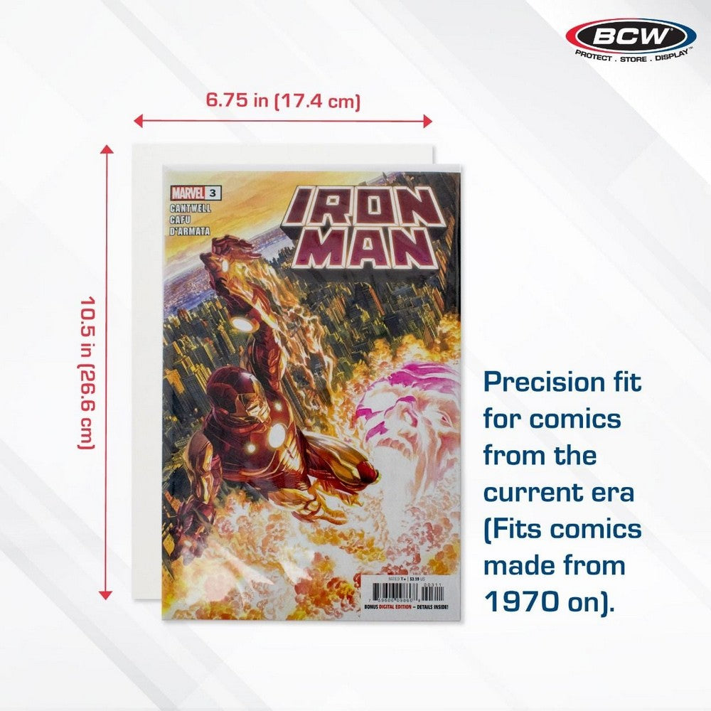 BCW - Comic Boards - Current Backing Boards - 6 3/4 X 10 1/2