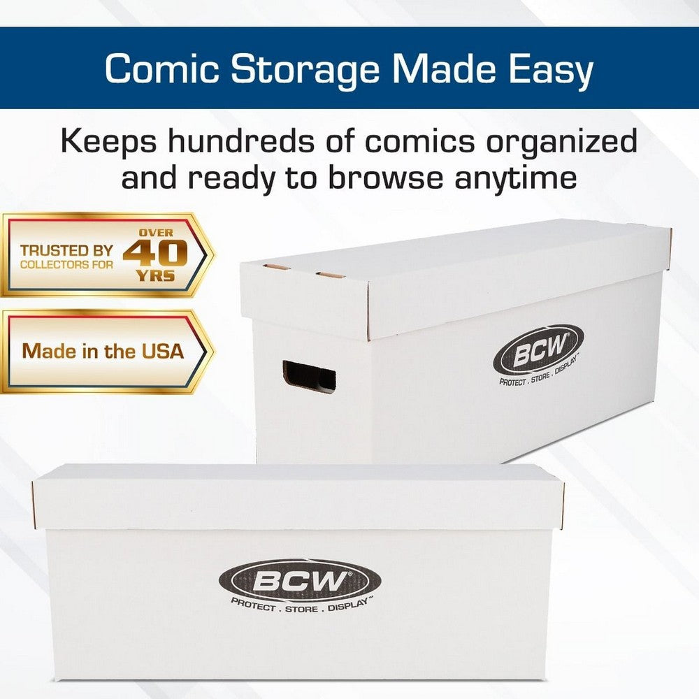 BCW - Comic Boxes & Foldaways - Long Comic Storage Box