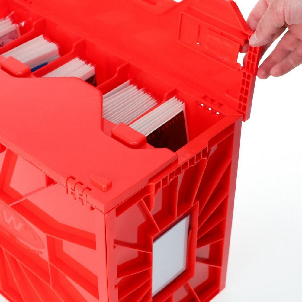 BCW - Comic Bins - Comic Book Bin - Short - Red