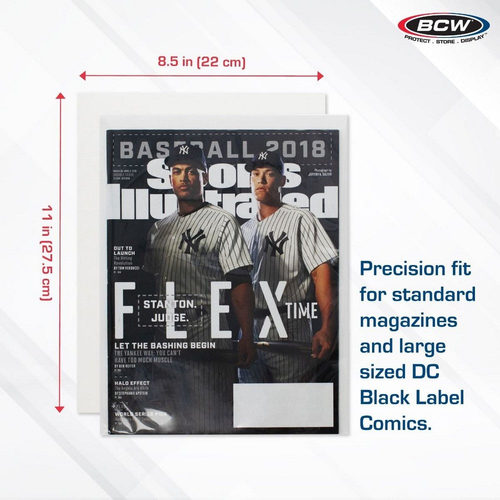 BCW - Boards - Magazine Backing Boards - 8 1/2 X 11