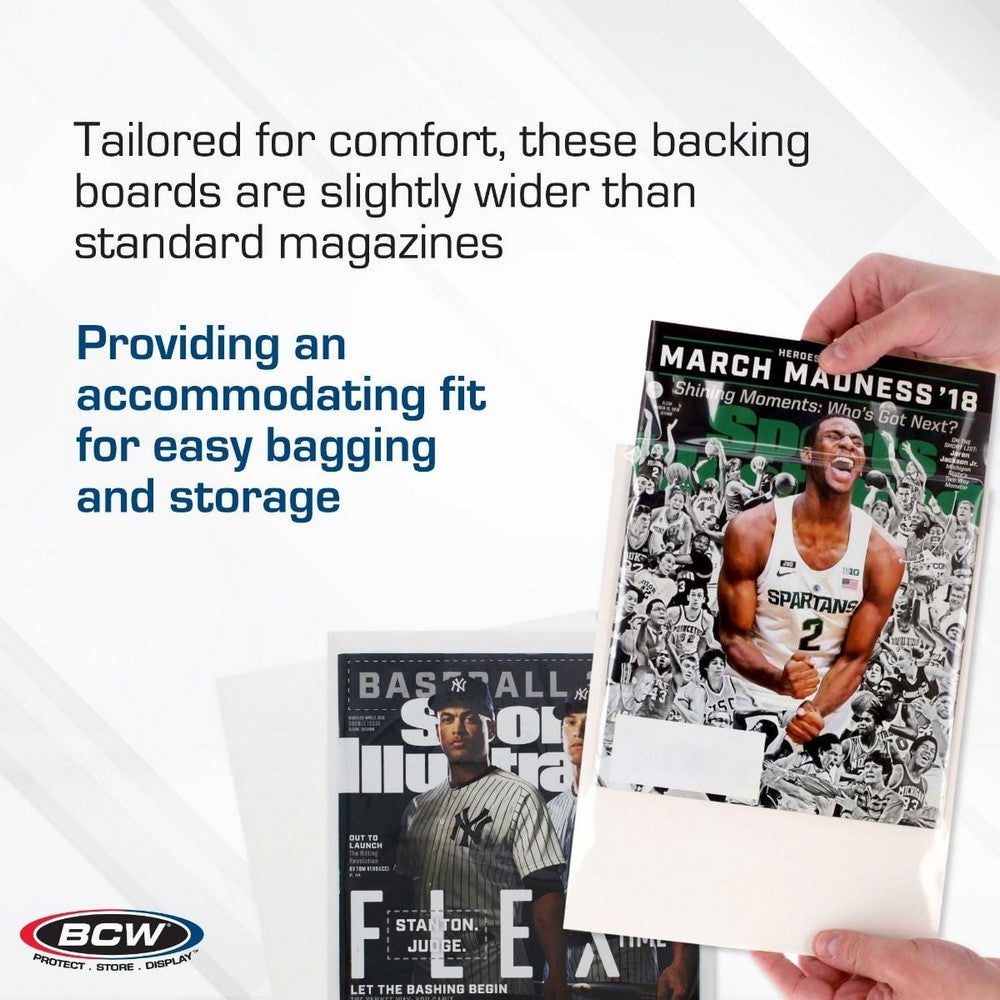 BCW - Boards - Magazine Backing Boards - 8 1/2 X 11