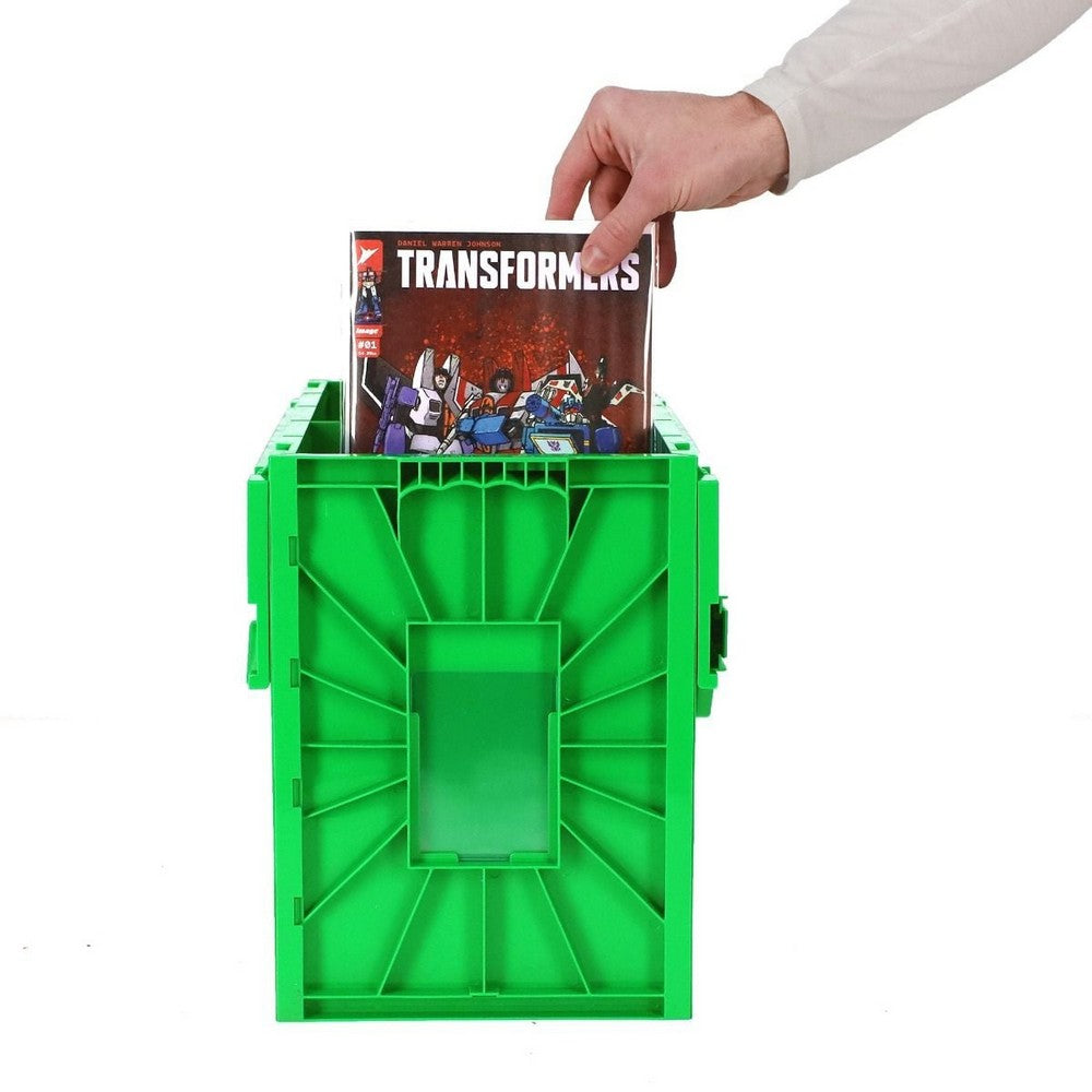 BCW - Comic Bins - Comic Book Bin - Short - Green