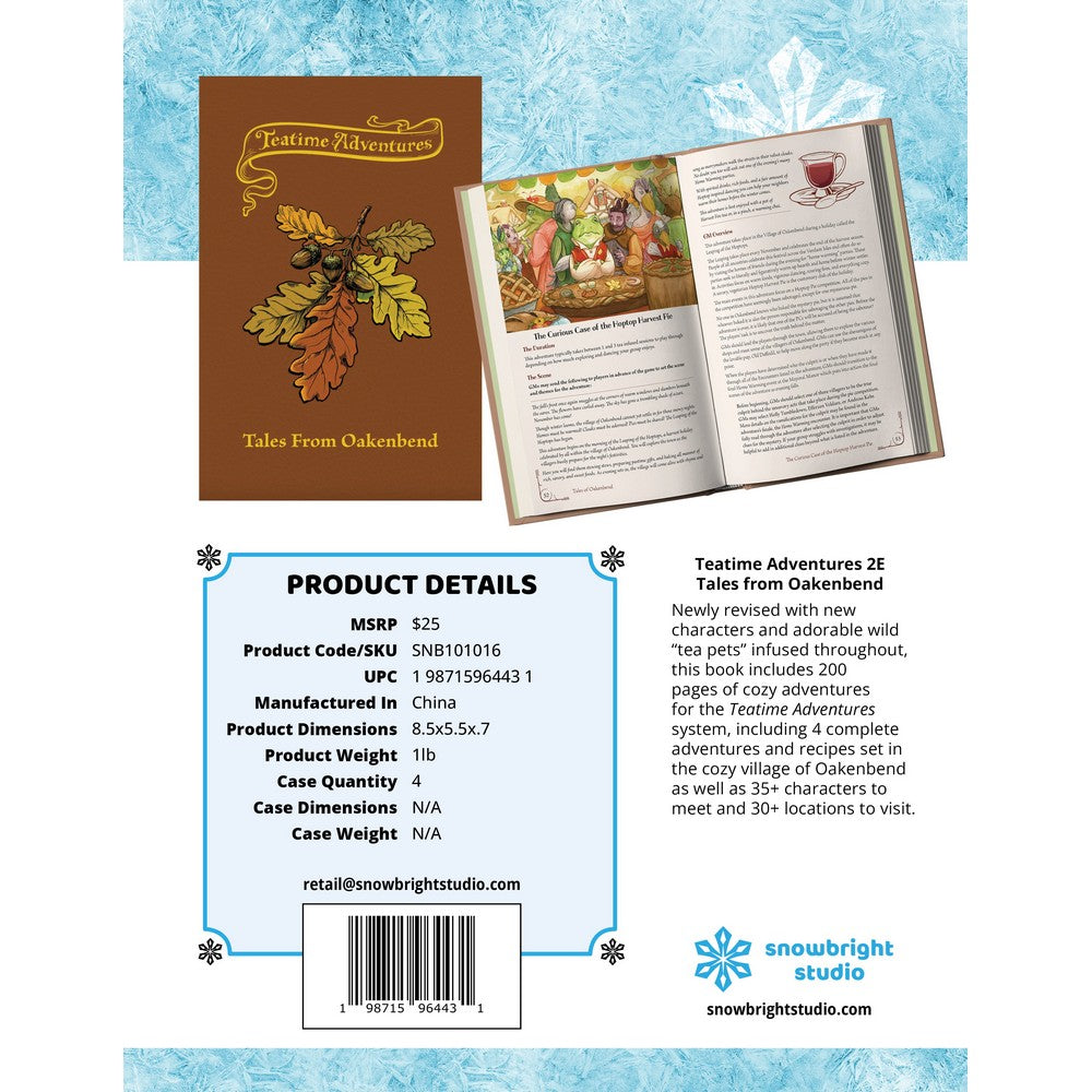 Teatime Adventures RPG 2nd Edition: Tales from Oakenbend