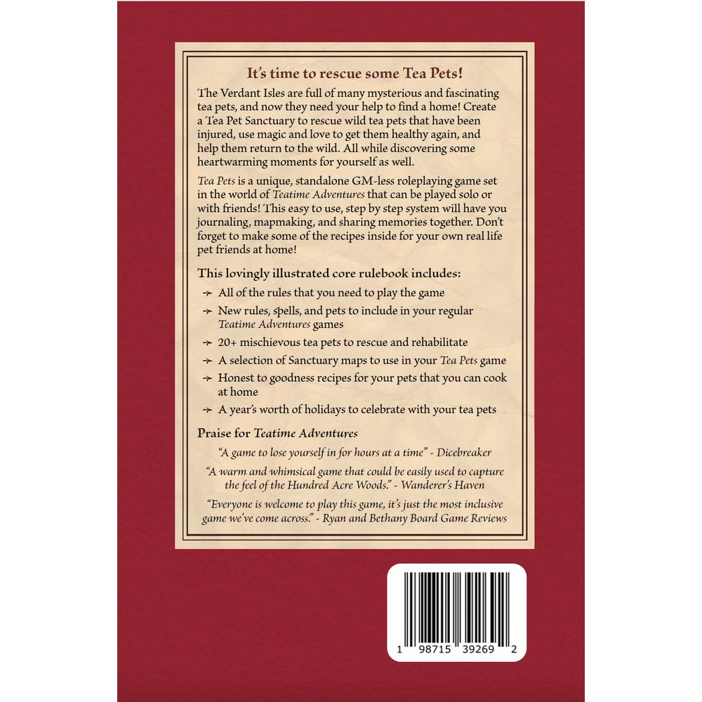 Teatime Adventures RPG 2nd Edition: Tea Pets Core Rulebook