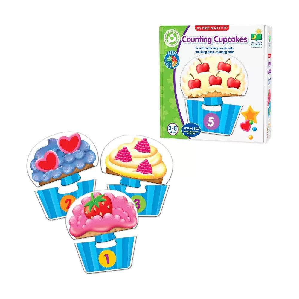 My First Match It - Counting Cupcakes