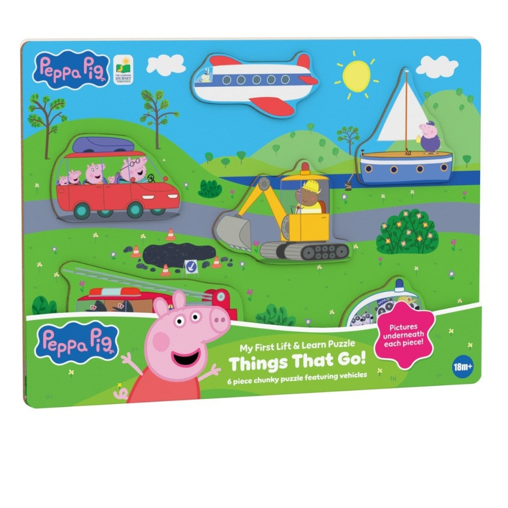 Peppa Pig My First Lift & Learn - Things That Go (PDQ)
