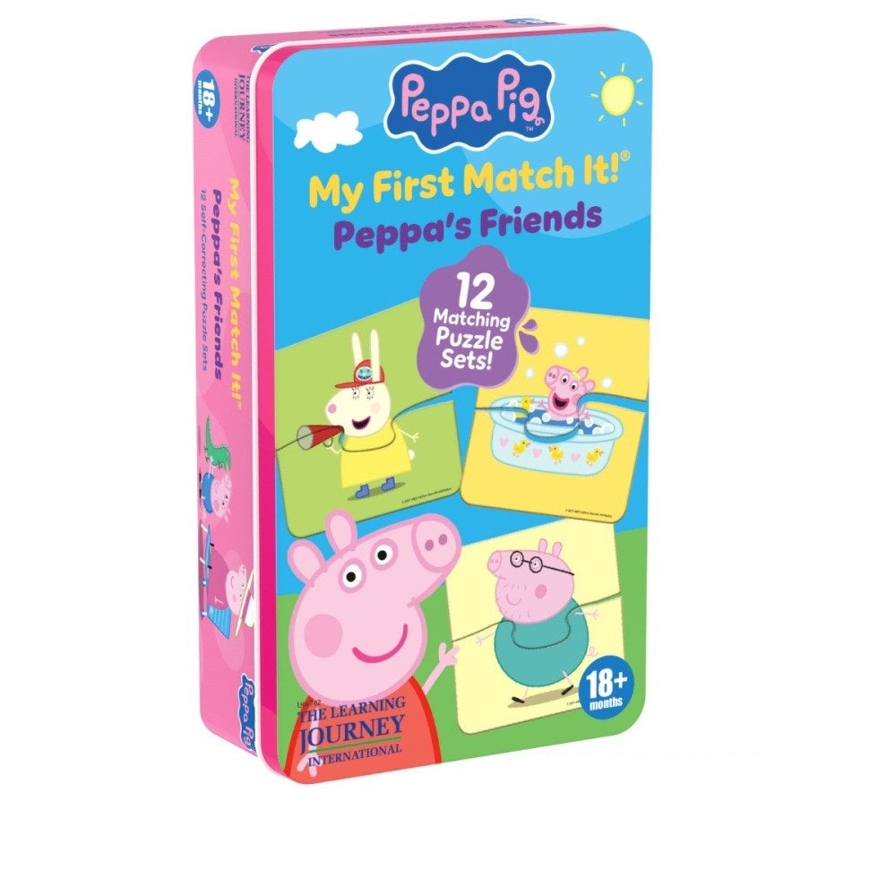 Peppa Pig My First Match It Tin Friends