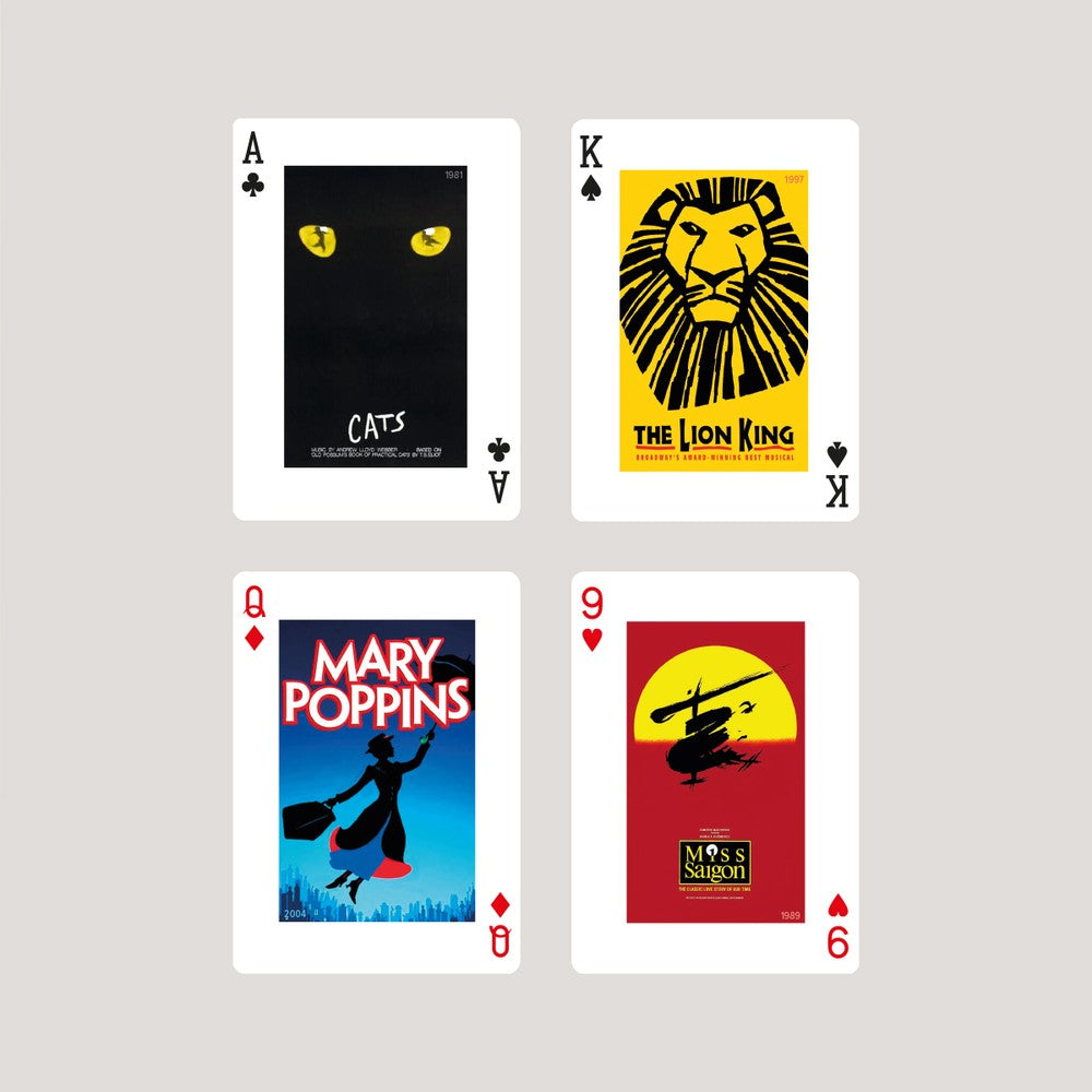 Musicals Playing Cards