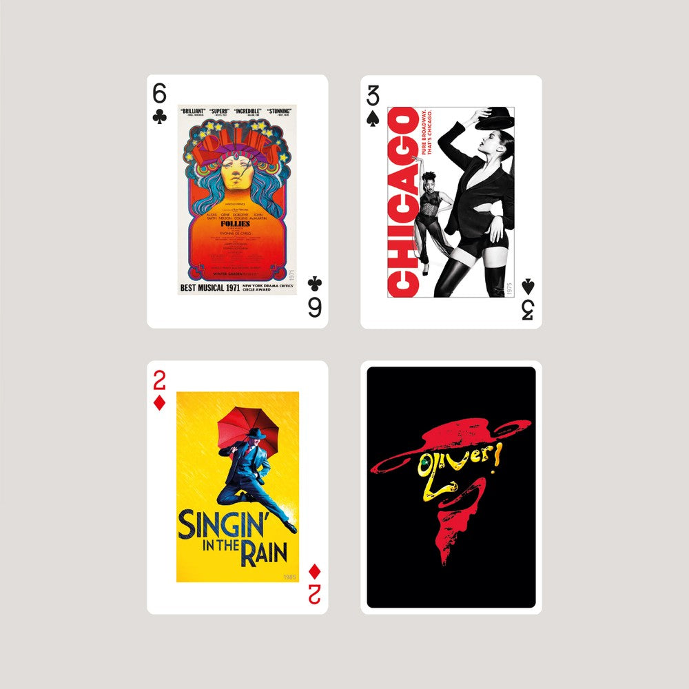 Musicals Playing Cards