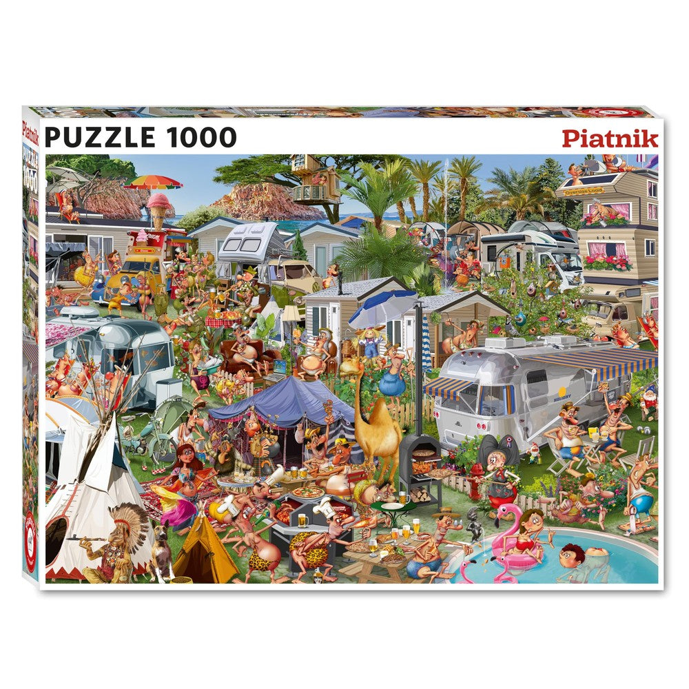 Puzzle - Piatnik - Ruyer, Camping Chaos, 1000pcs