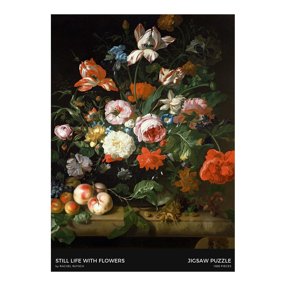 Puzzle - Piatnik - Ruysch, Still Life with Flowers, 1000ocs