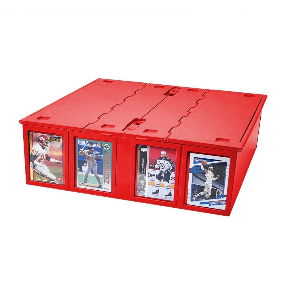 BCW - Catalog & Bins - Collectible Card Bin - 3200 - Red