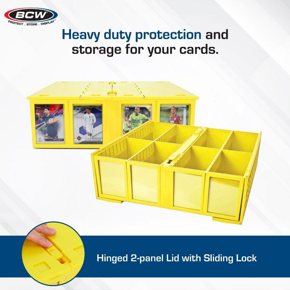 BCW - Catalog & Bins - Collectible Card Bin - 3200 - Yellow