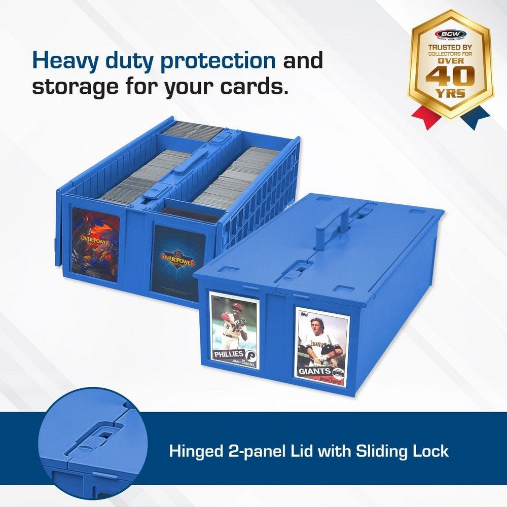 BCW - Catalog & Bins - Collectible Card Bin - 1600 - Blue