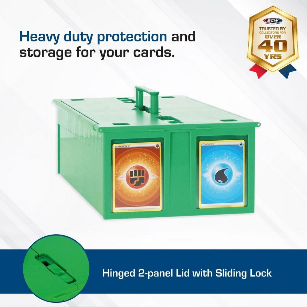 BCW - Catalog & Bins - Collectible Card Bin - 1600 - Green