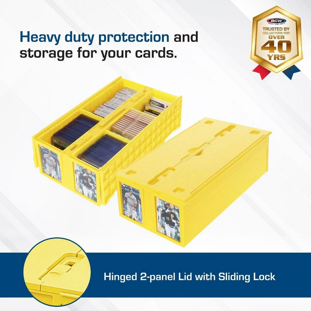 BCW - Catalog & Bins - Collectible Card Bin - 1600 - Yellow