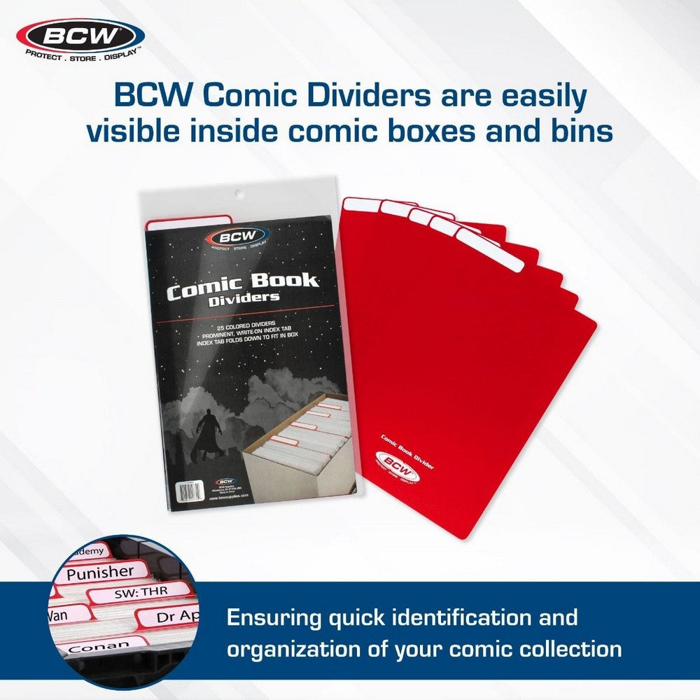 BCW - Comic Dividers - Red