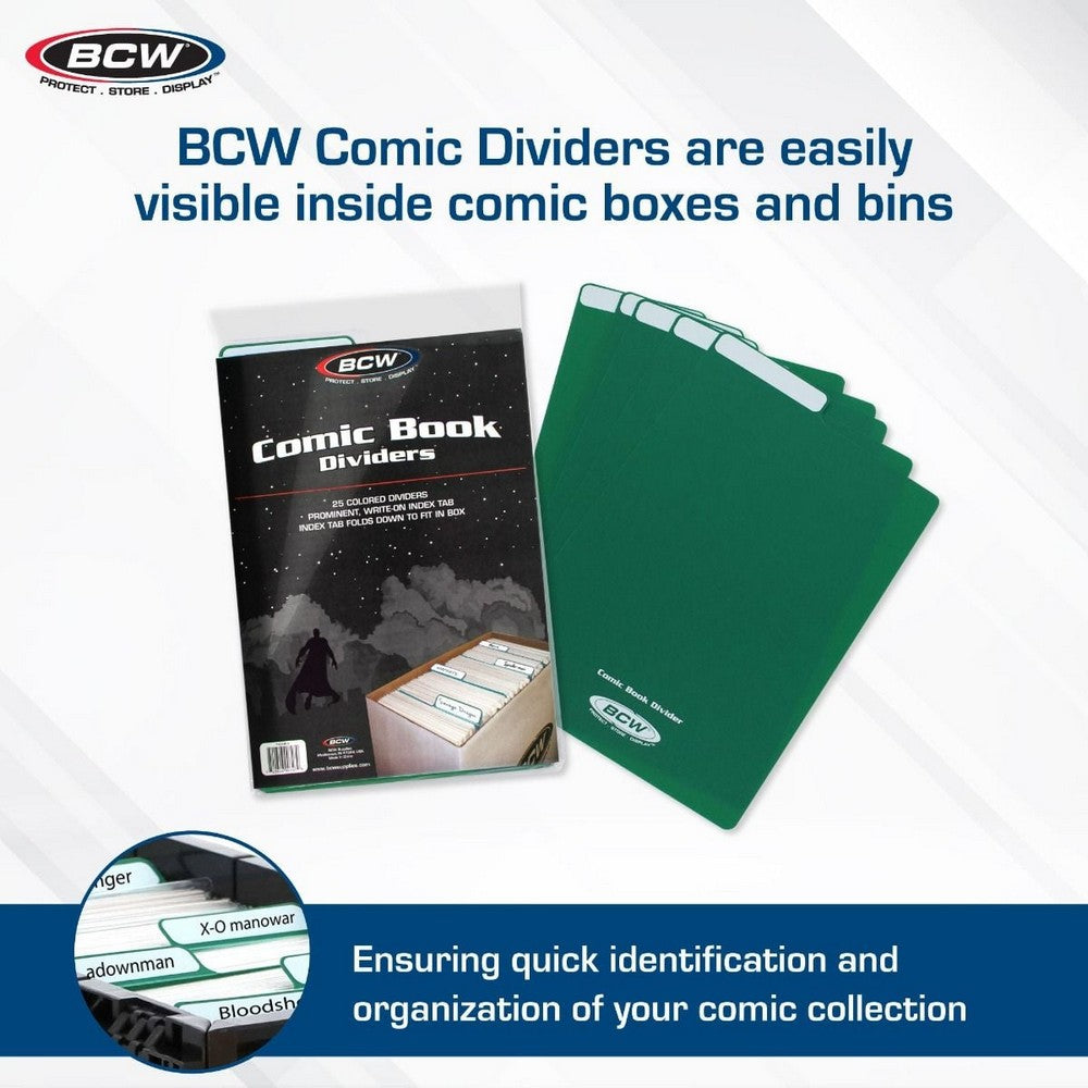 BCW - Comic Dividers - Green