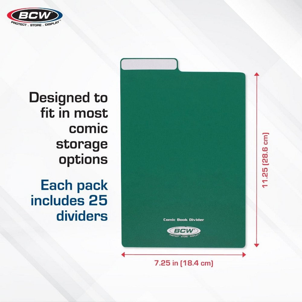 BCW - Comic Dividers - Green