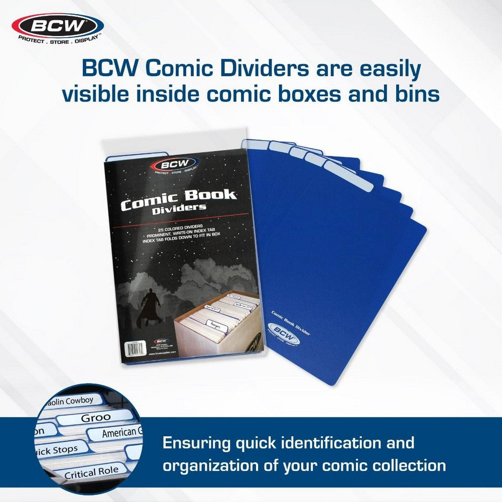 BCW - Comic Dividers - Blue