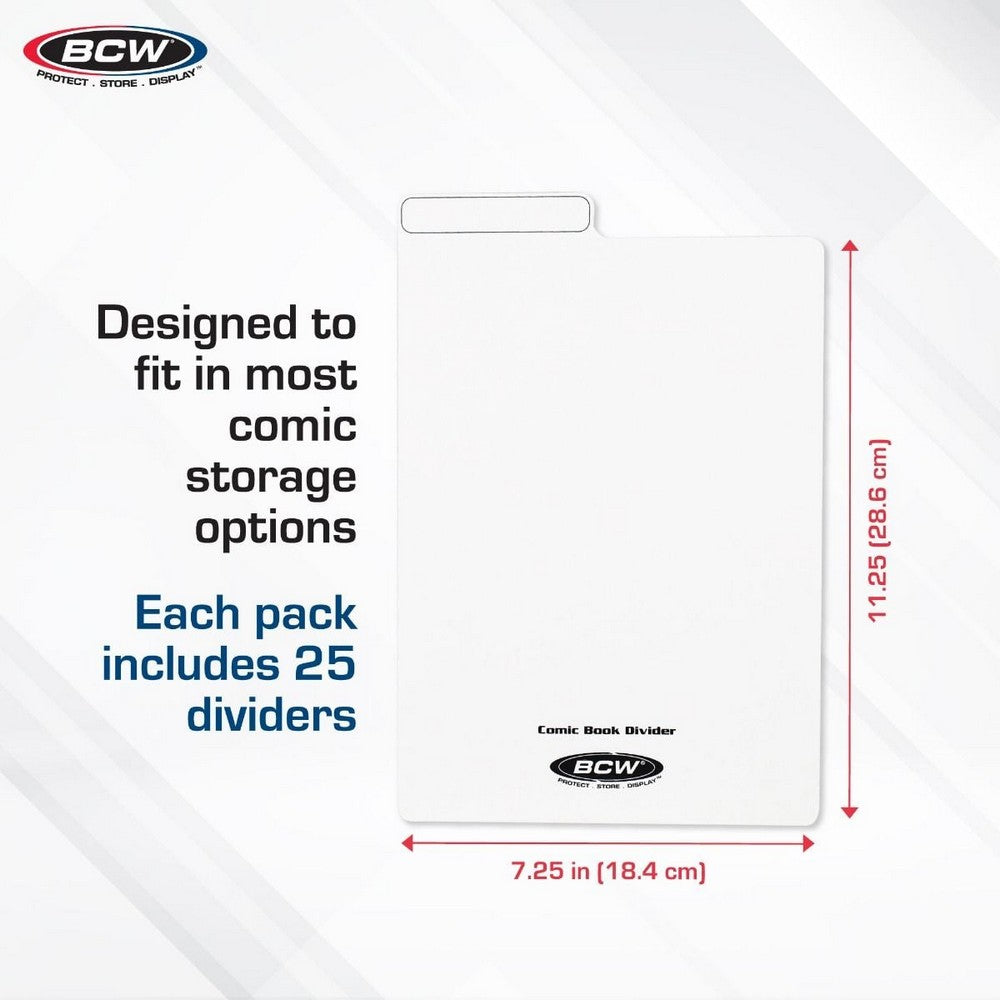 BCW - Comic Dividers - White