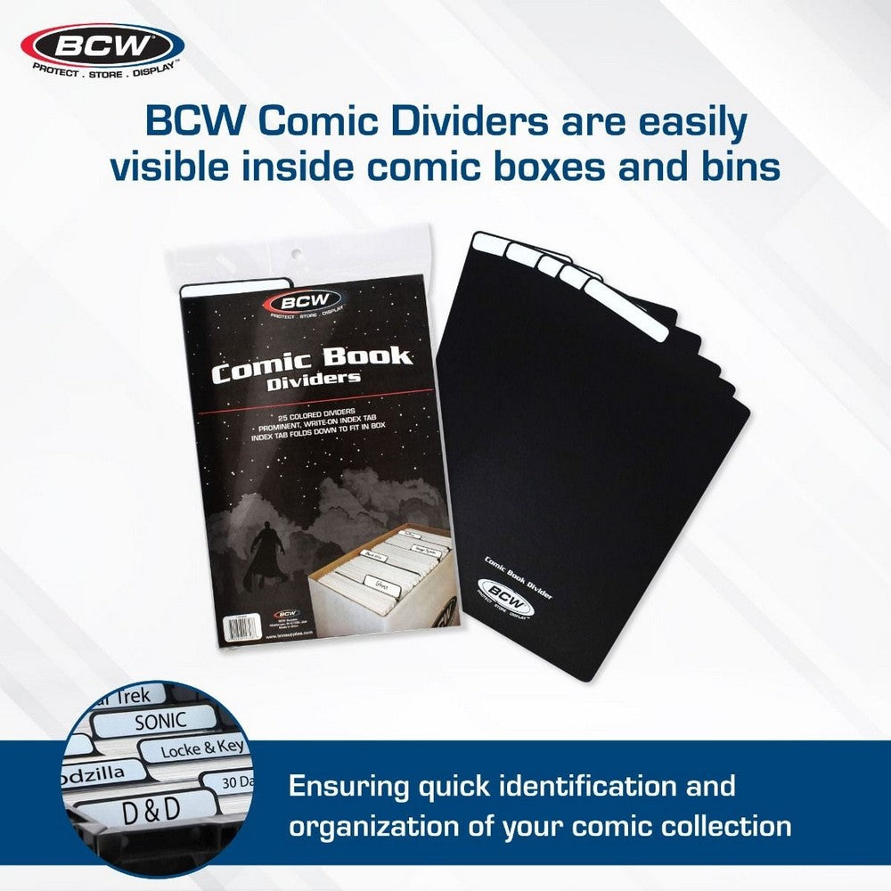 BCW - Comic Dividers - Black