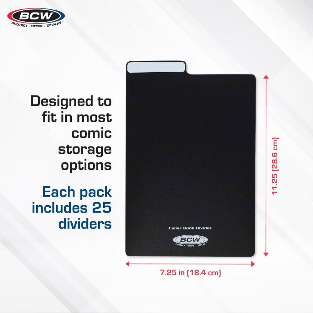 BCW - Comic Dividers - Black