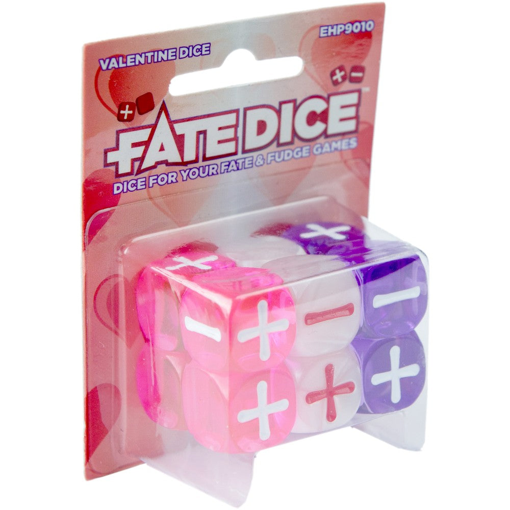 Fate Core Dice: Valentine Dice