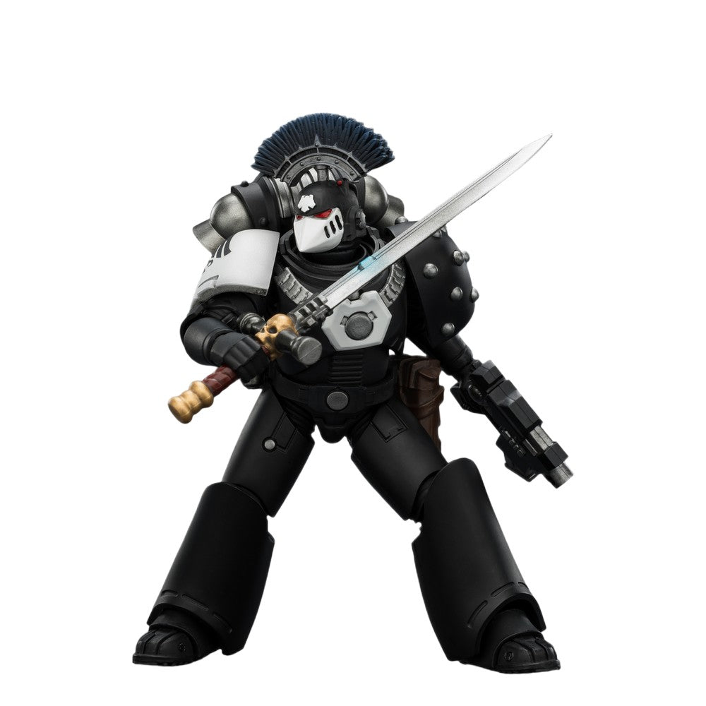 Warhammer Collectables: 1/18 Raven Guard MkVI Tactical Sergeant with Power Sword