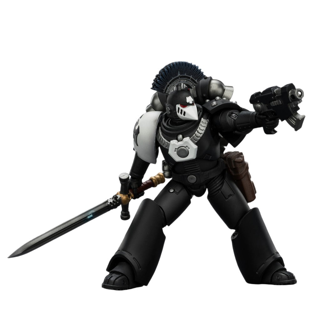 Warhammer Collectables: 1/18 Raven Guard MkVI Tactical Sergeant with Power Sword
