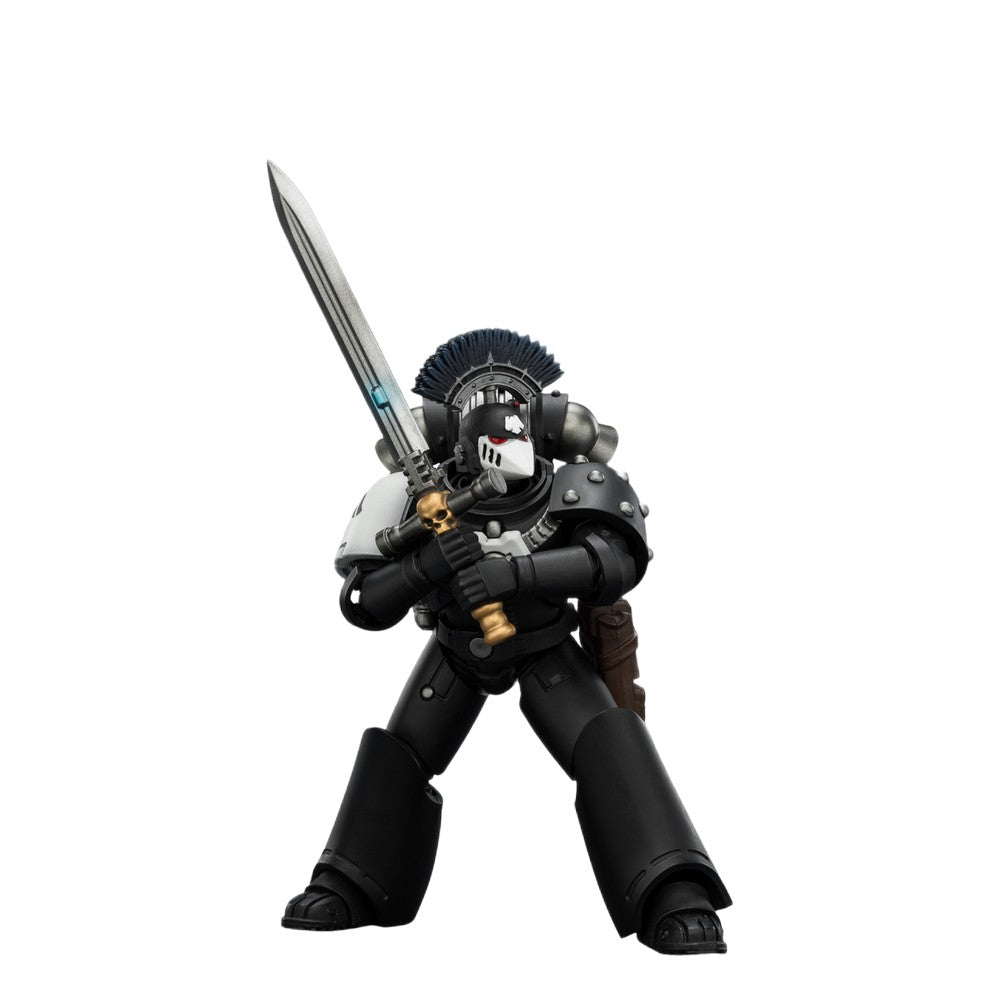 Warhammer Collectables: 1/18 Raven Guard MkVI Tactical Sergeant with Power Sword