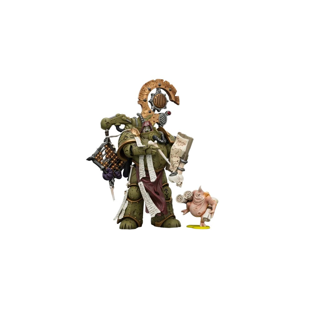Warhammer Collectibles: 1/18 Scale Death Guard Tallyman with Plasma Pistol