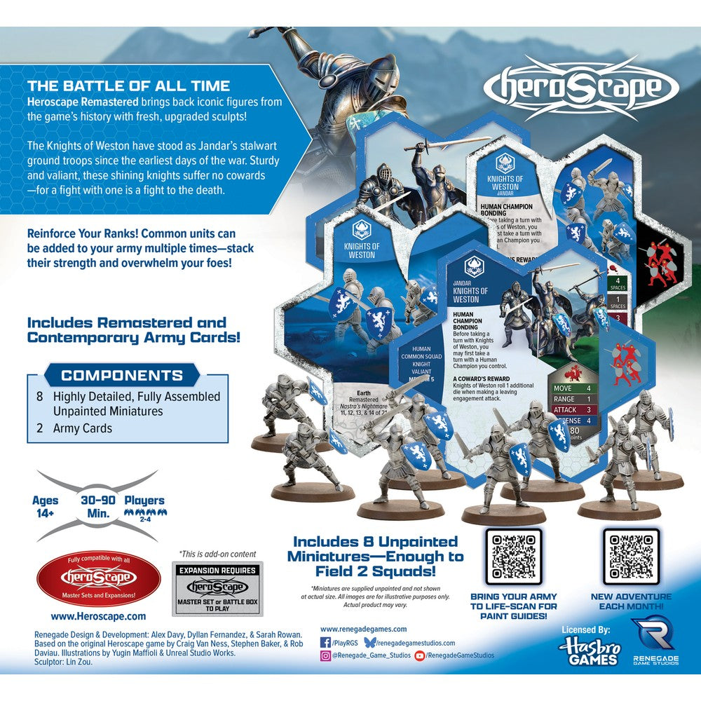 Heroscape - Knights of Weston Remastered Army Expansion