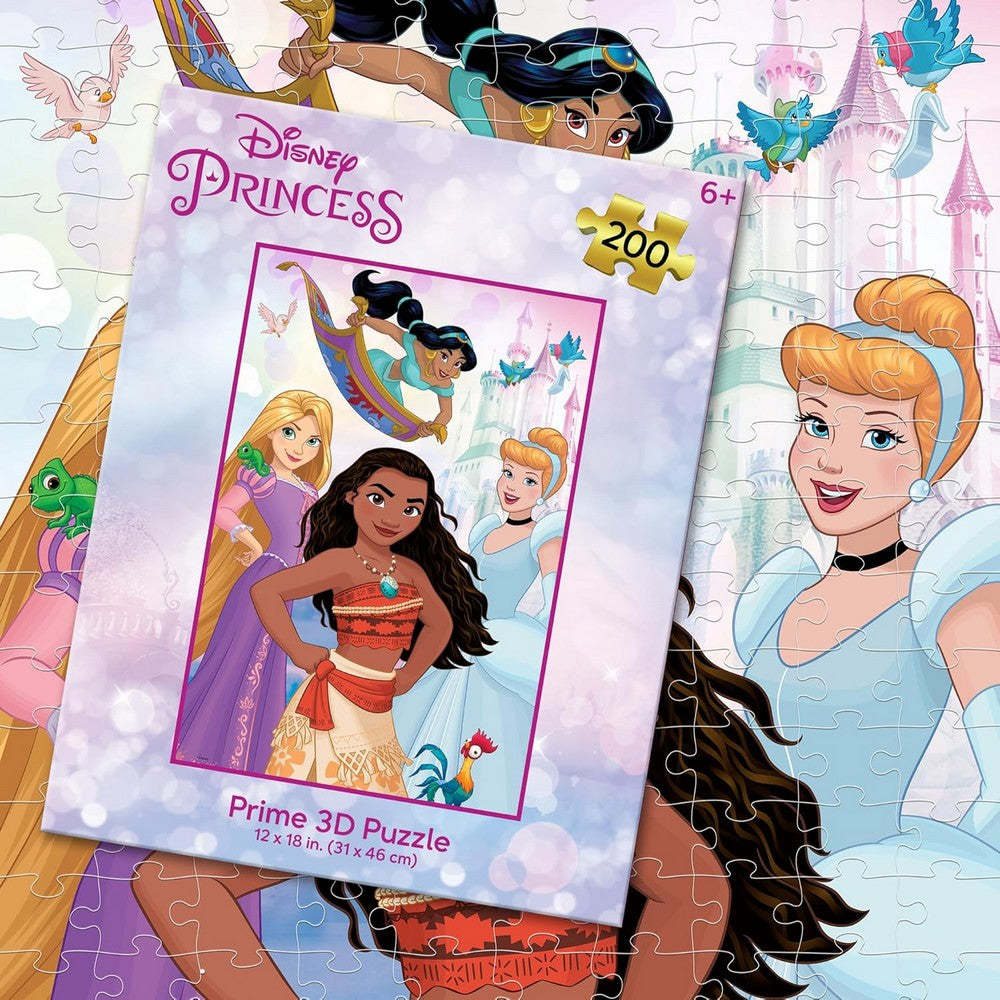 Prime 3D Puzzles - Disney - Princess - 200pc