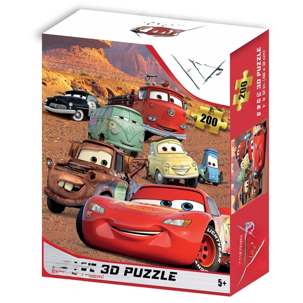 Prime 3D Puzzles - Disney - Cars - 200pc