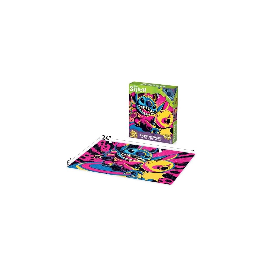 Prime 3D Puzzles - Disney - Stitch - 500pc