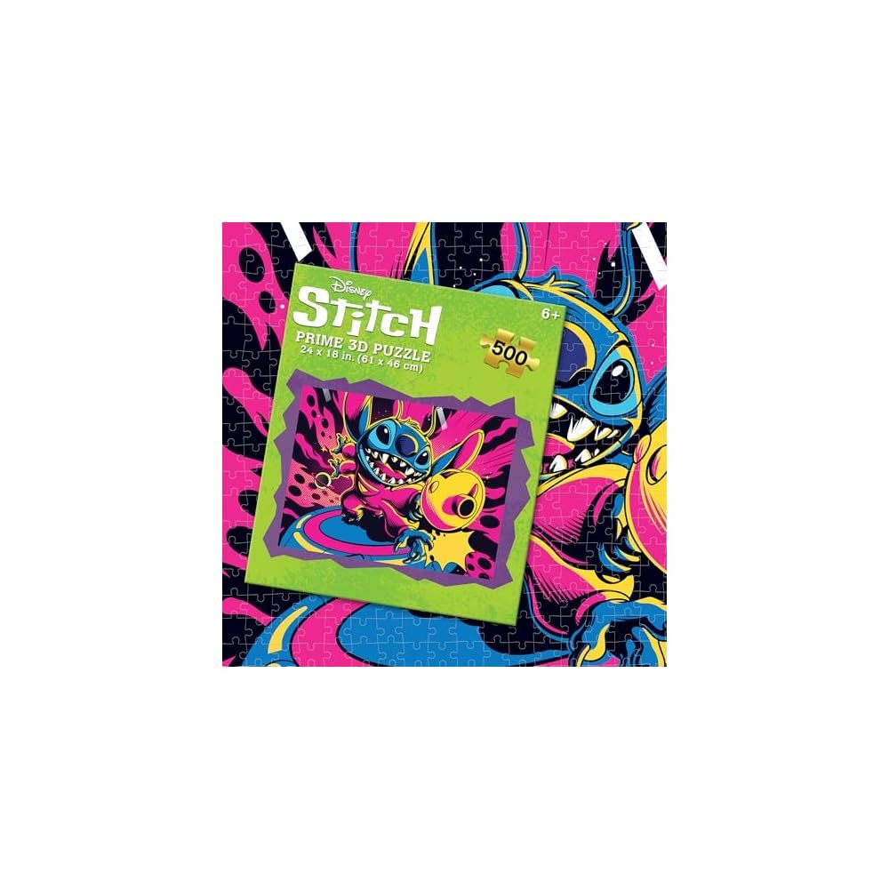 Prime 3D Puzzles - Disney - Stitch - 500pc