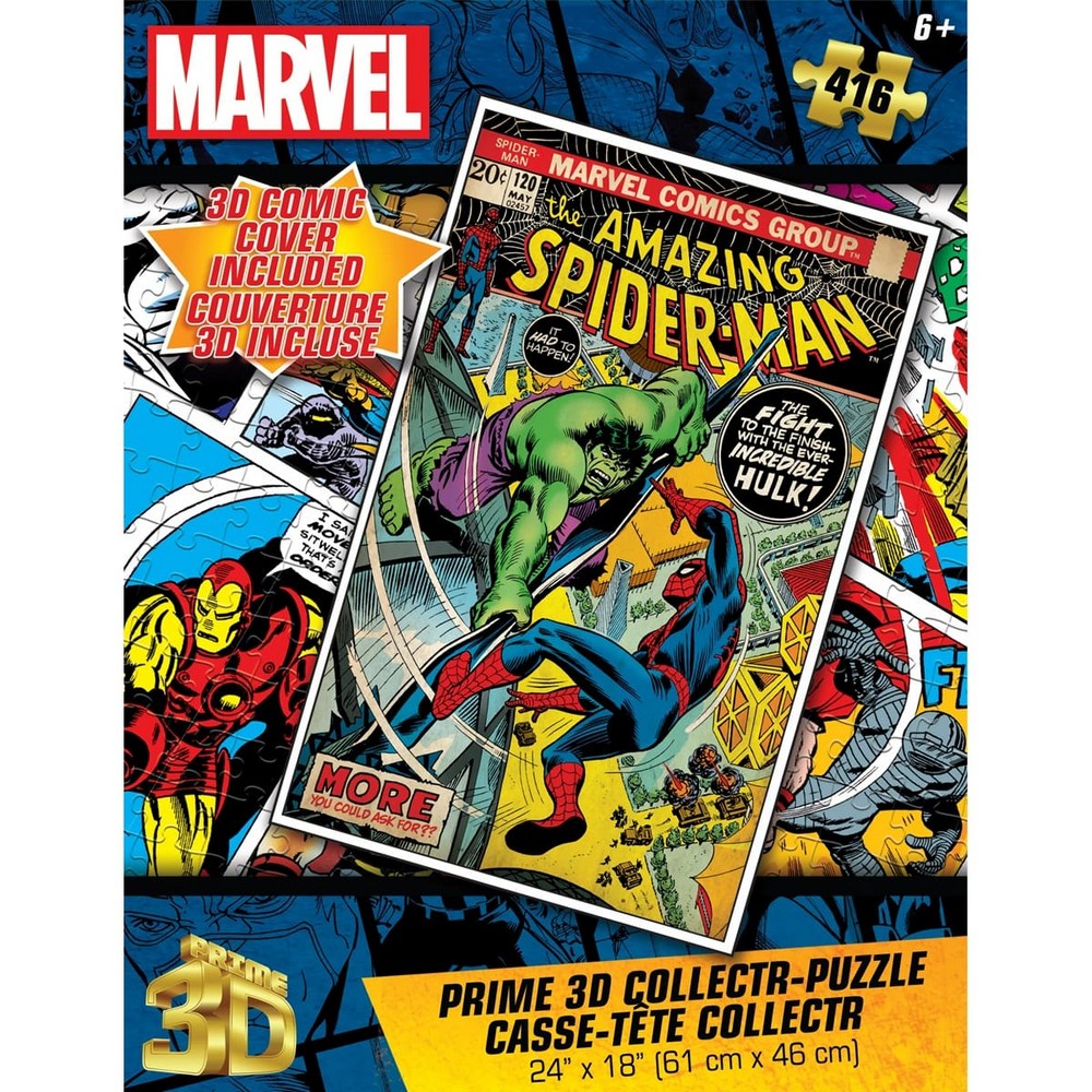 Prime 3D Puzzles - Collectr - Marvel - Marvel Comic Book - 416pc