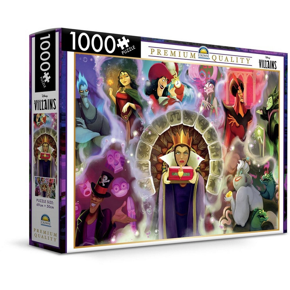 Puzzle - Disney Princess & Villains - 2 Assorted Puzzles 1000pc
